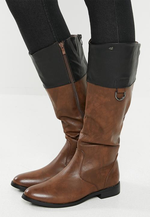 Miss Black - Journey boot - brown & black