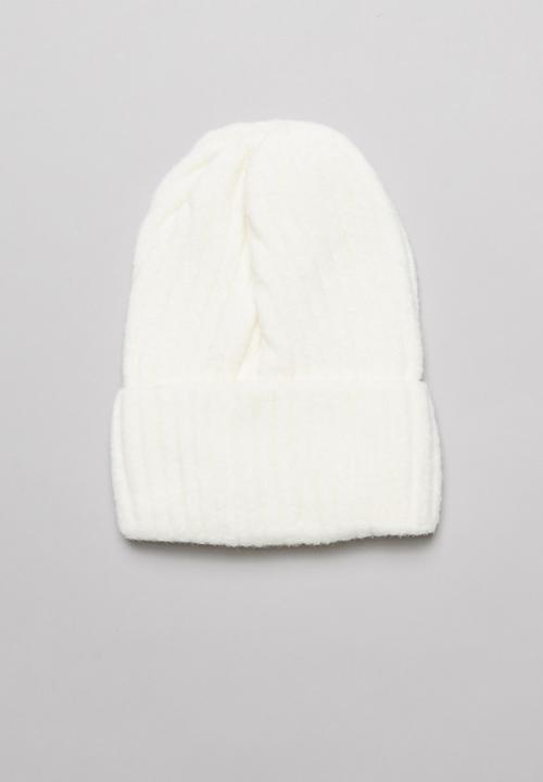 Superbalist - Ribbed beanie - cream