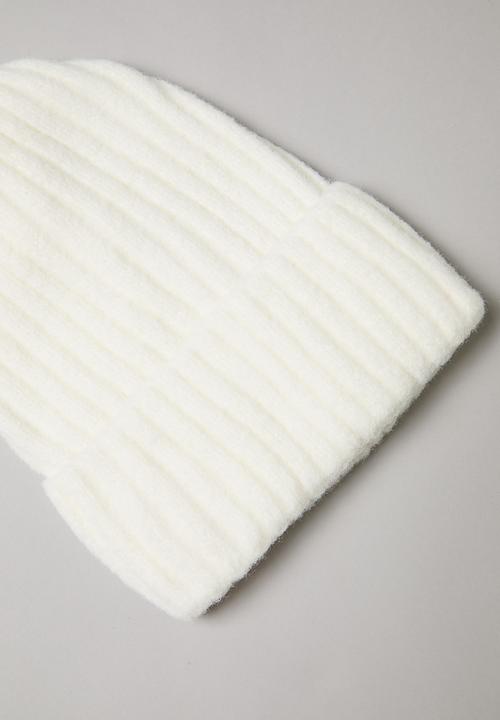 Superbalist - Ribbed beanie - cream