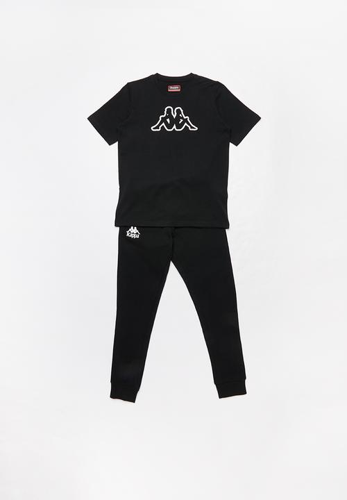 KAPPA - Logo cromen T-shirt - black