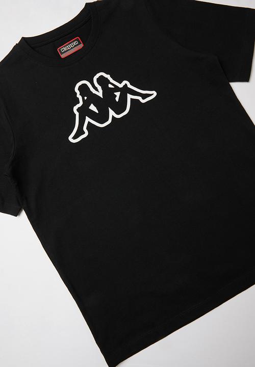 KAPPA - Logo cromen T-shirt - black