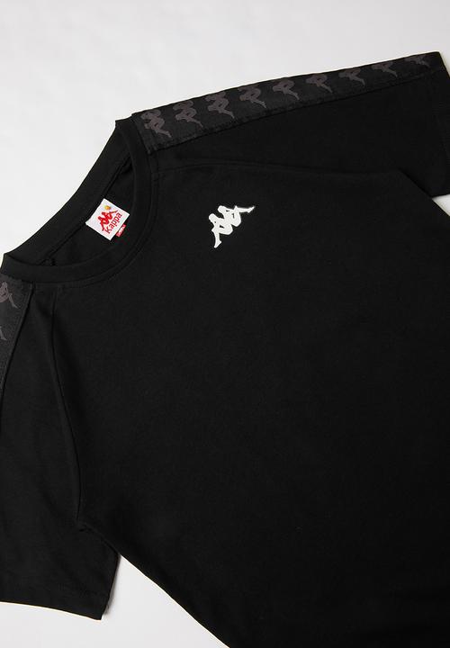 KAPPA - 222 Banda coen slim short sleeve tee - black