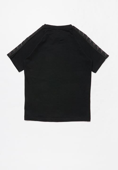 KAPPA - 222 Banda coen slim short sleeve tee - black