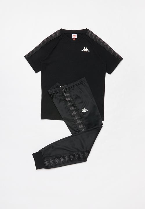 KAPPA - 222 Banda coen slim short sleeve tee - black