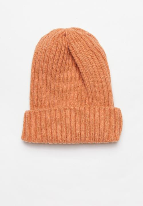 Superbalist - Ribbed beanie - orange