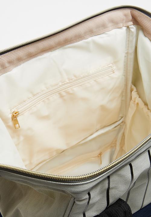 Pop Candy - Nappy bag - navy & sage 
