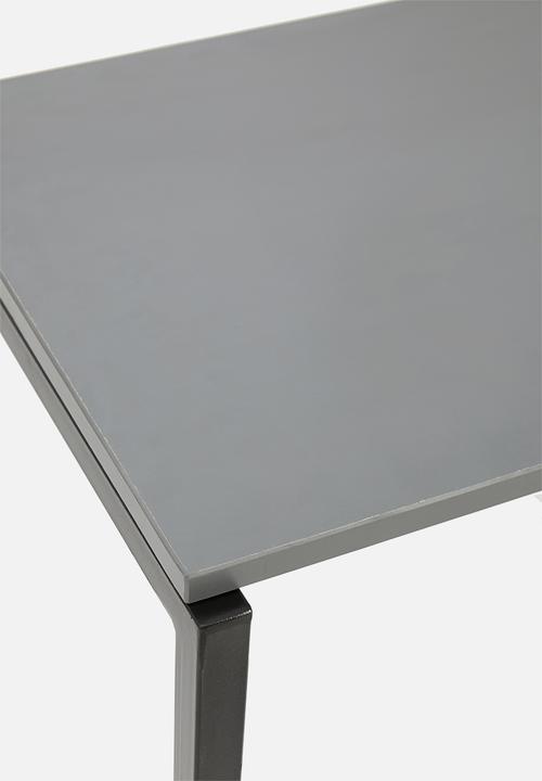 Sixth Floor - Hudson desk and shelf unit - storm grey
