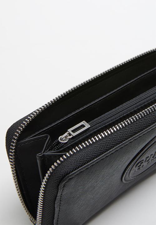 GUESS - Thornton slg medium zip around - black