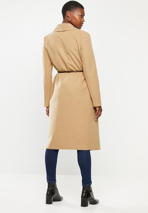 VELVET - Waterfall coat - beige 