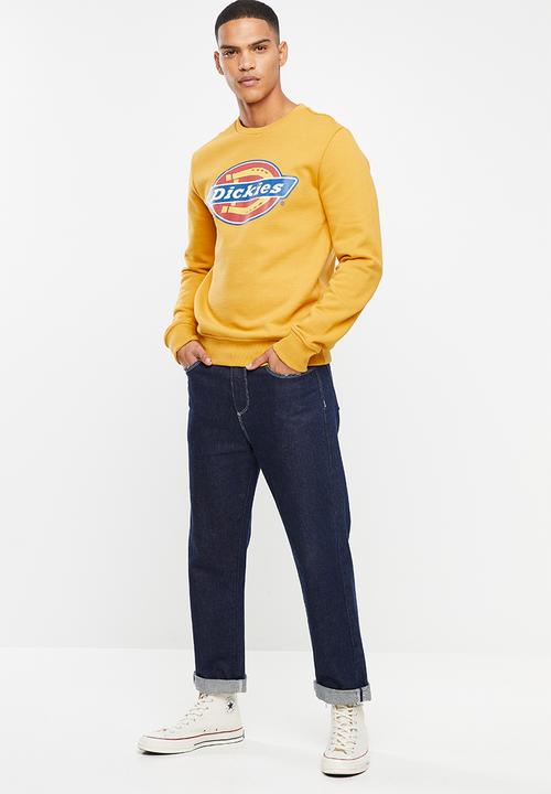 Dickies - Dickies 4 colour logo pullover - mustard