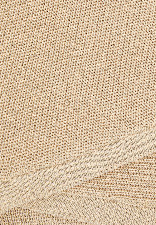 edit - Sparkle wrap jumper - beige