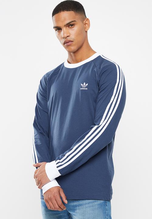 adidas blue long sleeve shirt