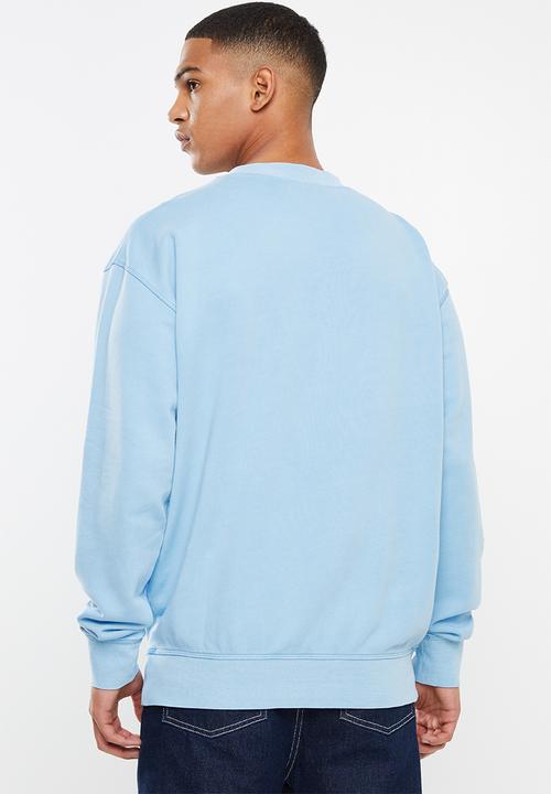 adidas Originals - Overdyed crew - blue