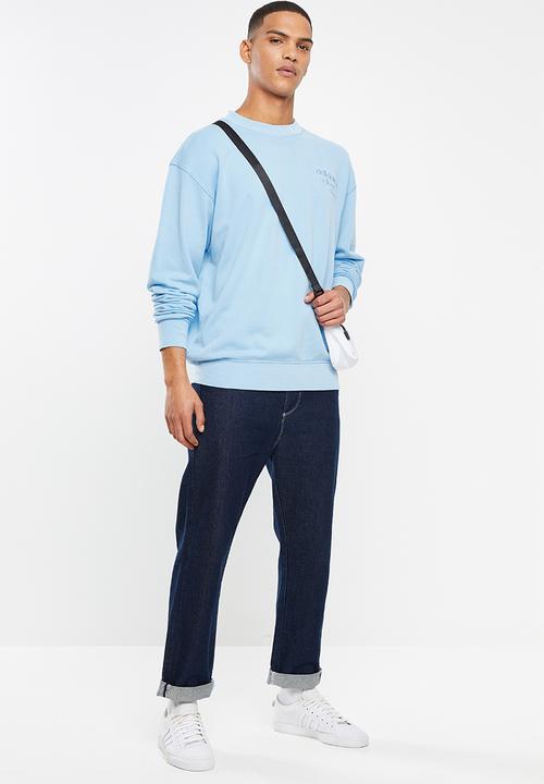adidas Originals - Overdyed crew - blue