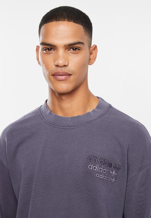 adidas Originals - Overdyed crew - purple