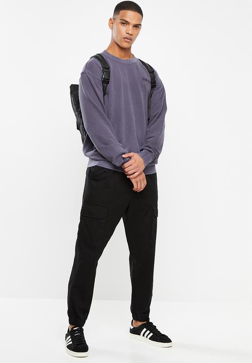adidas Originals - Overdyed crew - purple