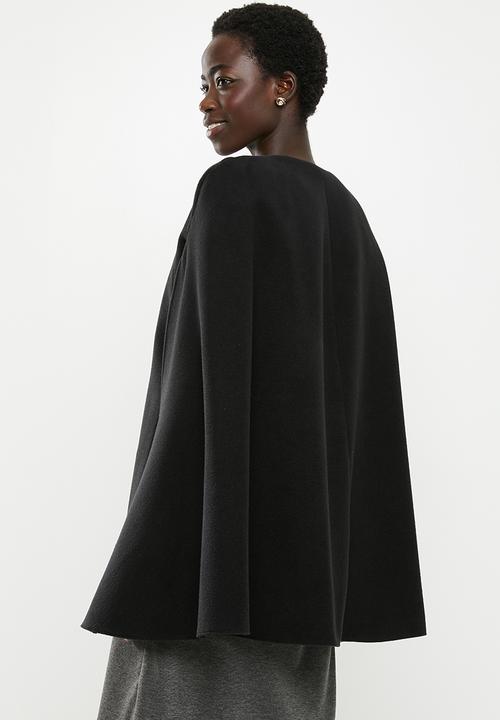 edit - Structured cape - black