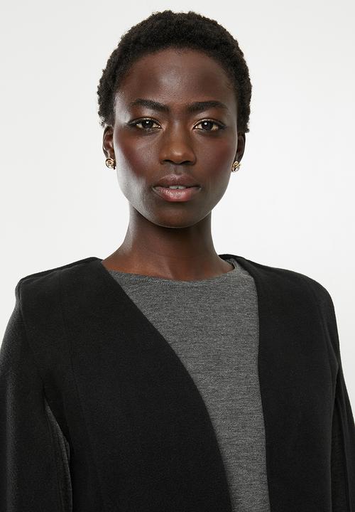 edit - Structured cape - black
