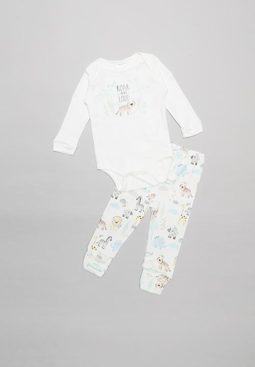 UP Baby - Boys bodysuit - milk