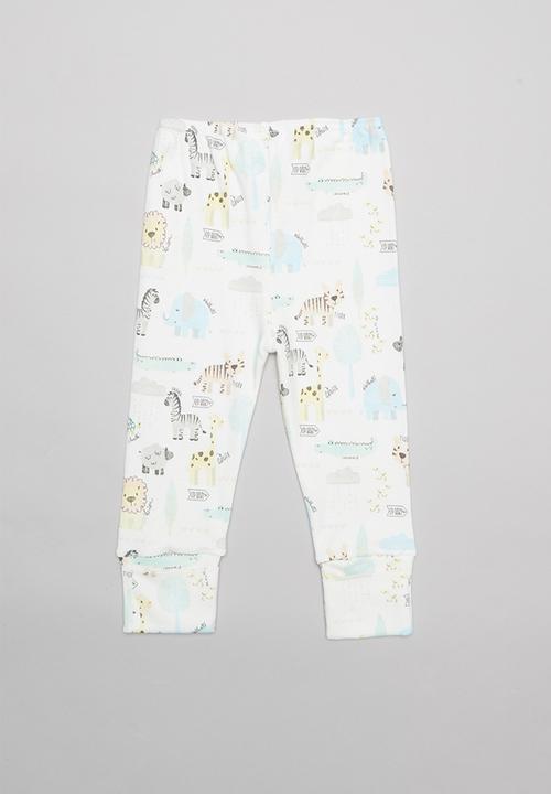 UP Baby - Baby boy wild life printed pants - multi