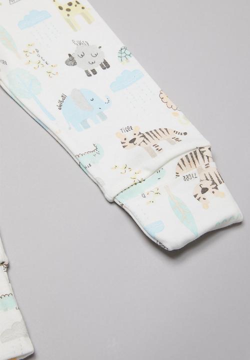 UP Baby - Baby boy wild life printed pants - multi