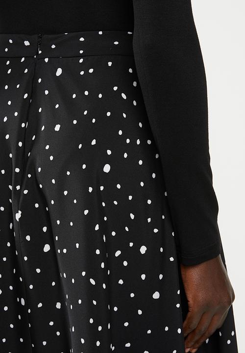 edit - Hanky hem skirt - black & white