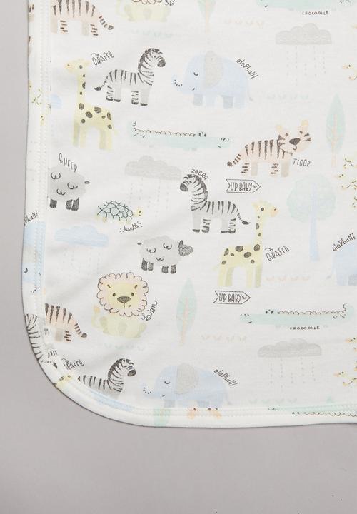 UP Baby - Boys wild life blanket - multi