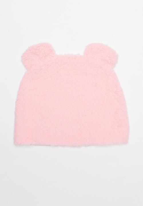 UP Baby - Baby bear beanie - pink