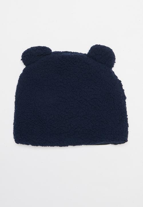 UP Baby - Baby bear beanie - navy