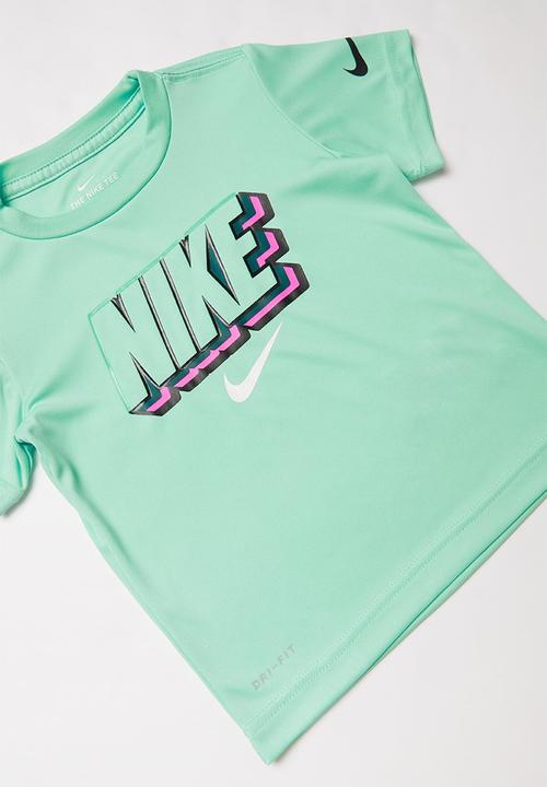 Nike - Nike block knockout ss tee - emerald rise