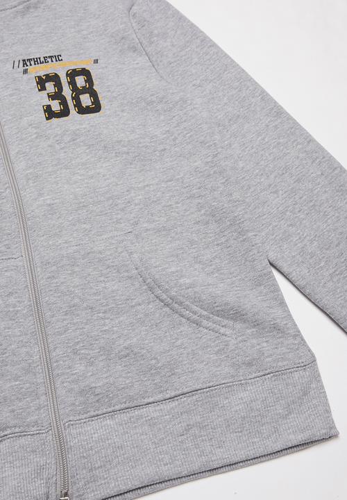 Rebel Republic - Zip through hoodie - grey
