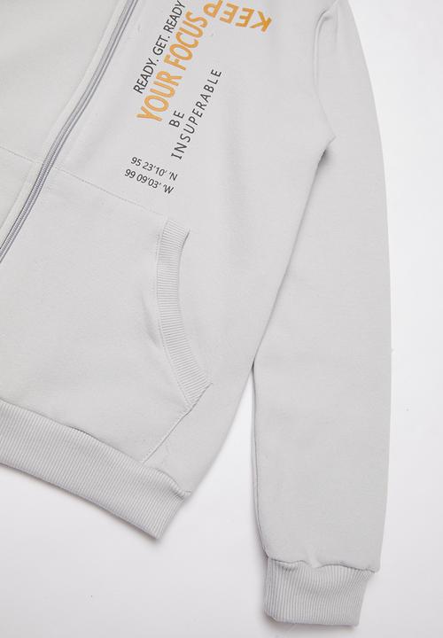 Quimby - Tweens jacket & pants set - grey & blue