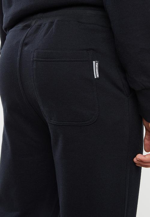 DC - Side print jogger - black