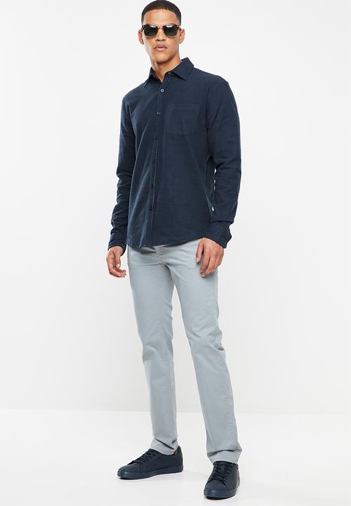 JEEP - Dapper flannel shirt - navy