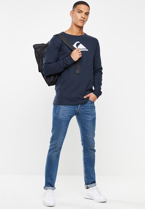 Quiksilver - Comp logo tee - navy