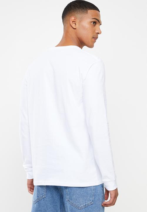 Quiksilver - Comp logo tee - white