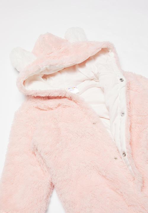 Pop Candy - Teddy babygrow - pink
