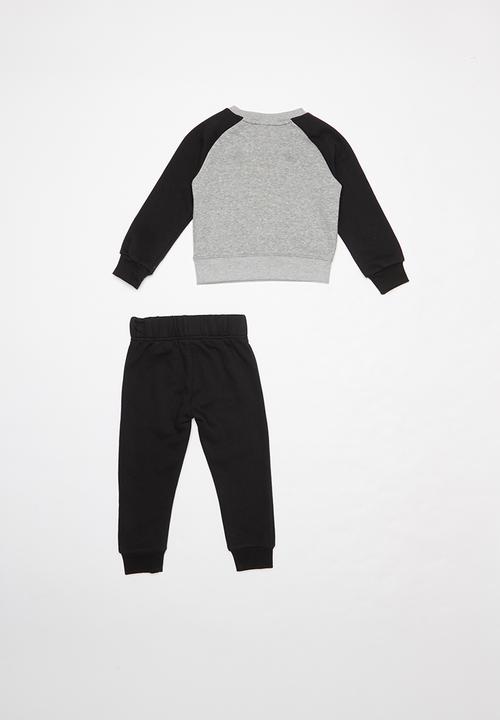 Nike - Nike sportswear heather crew pants set - black