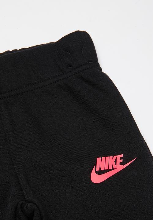 Nike - Nike sportswear heather crew pants set - black