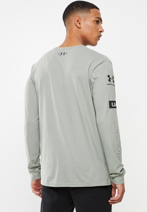 Under Armour - Multi logo tee - khaki