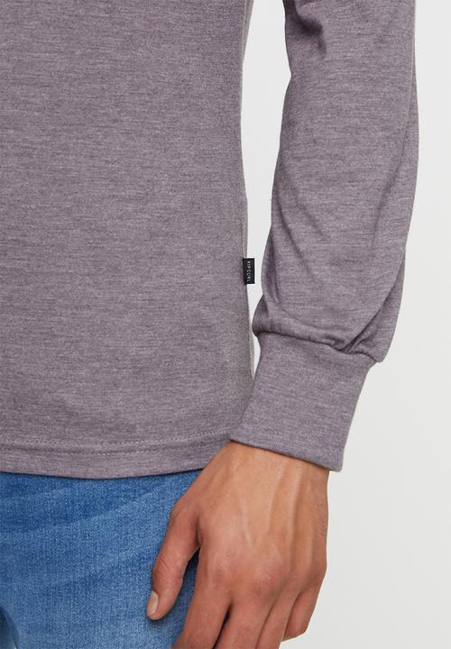 Rip Curl - Box texture long sleeve tee - grey