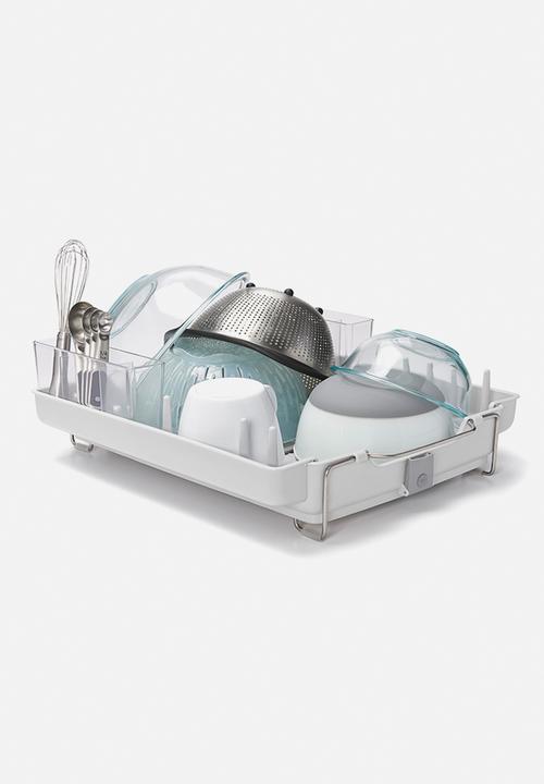 OXO - Foldaway dish rack - grey
