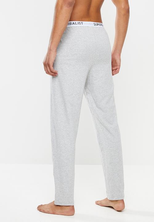 Superbalist - Slim fit knit lounge pants - grey
