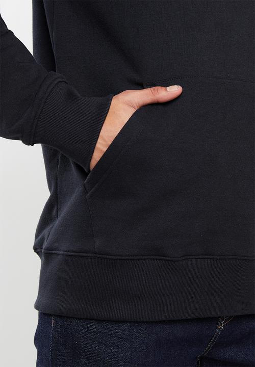 Quiksilver - Comp logo screen hoodie - black