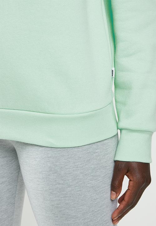 PUMA - Essential logo crew sweat - green