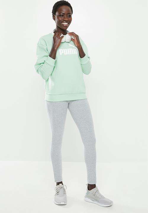 PUMA - Essential logo crew sweat - green