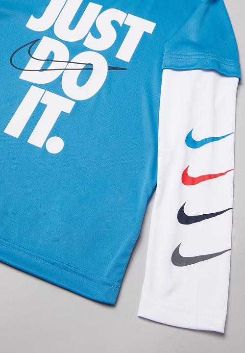 Nike - Nkb sport performance top - blue & white