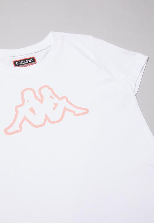 KAPPA - Logo bram slim short sleeve tee  - white
