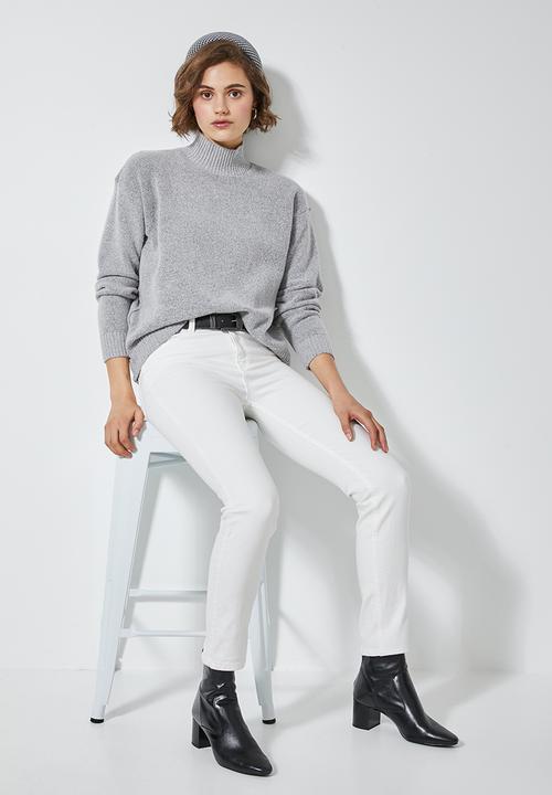 Superbalist - Lofty funnel neck - light grey 