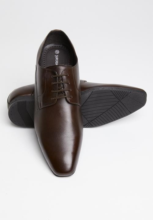 Superbalist - Donovan leather derby - brown